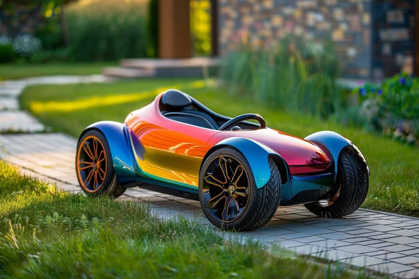 Quel type de roue choisir pour une voiture électrique pour enfant : plastique ou gomme ?